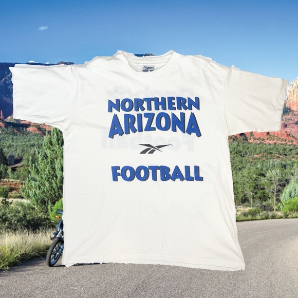 VINTAGE REEBOK NORTHERN ARIZONA FOOTBALL SHIRT - Picture 1 of 4